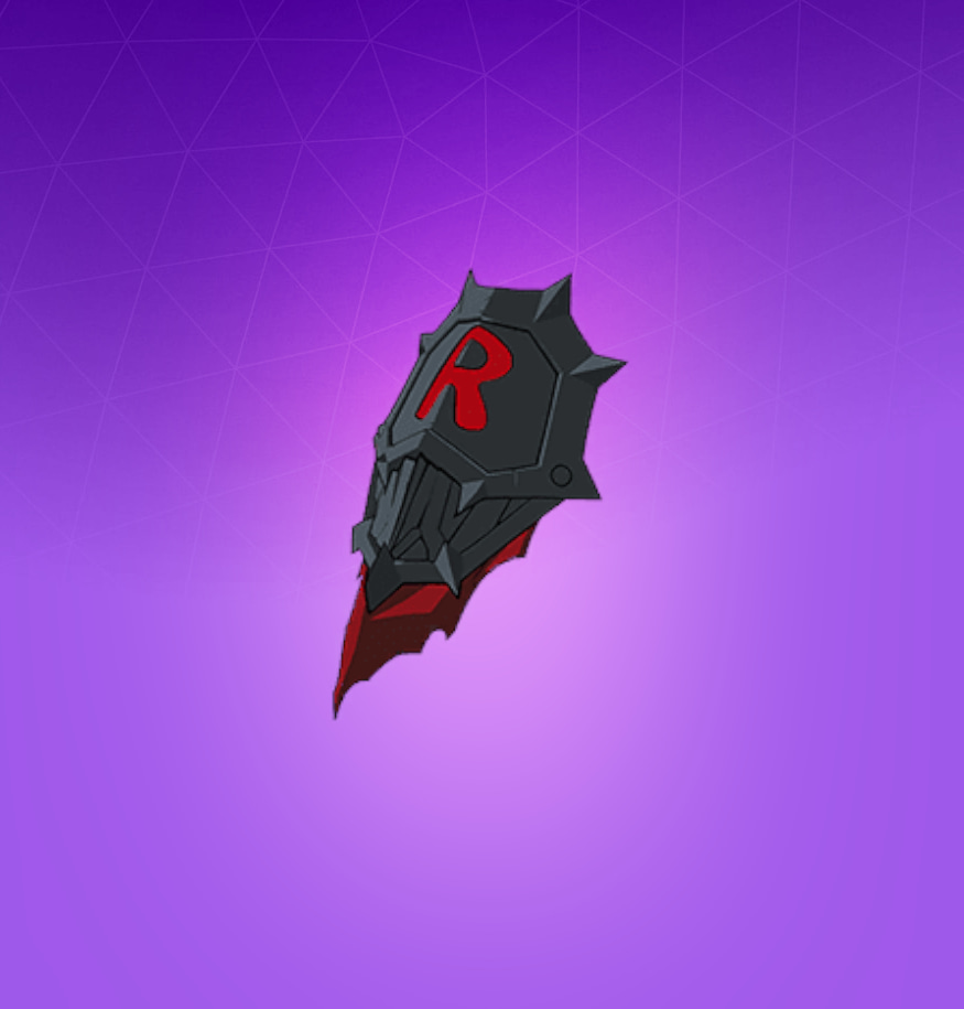 Red Riot Shield Back Bling