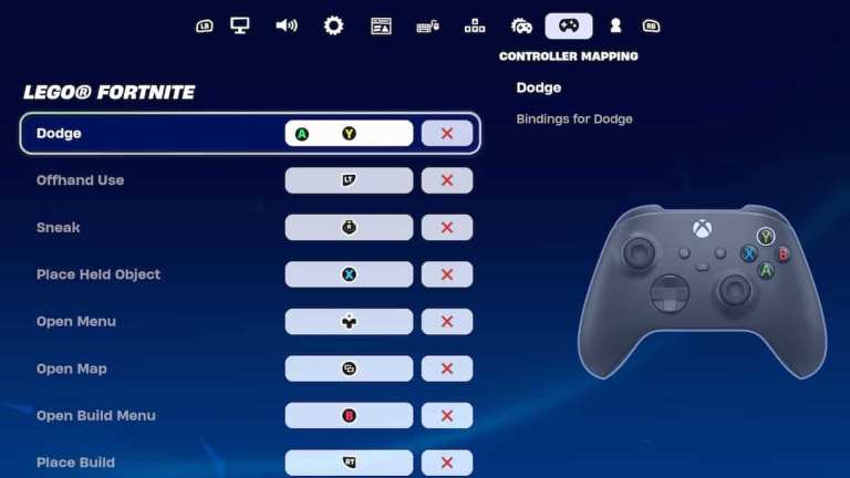 LEGO Fortnite Controls and Keybinds - Pro Game Guides