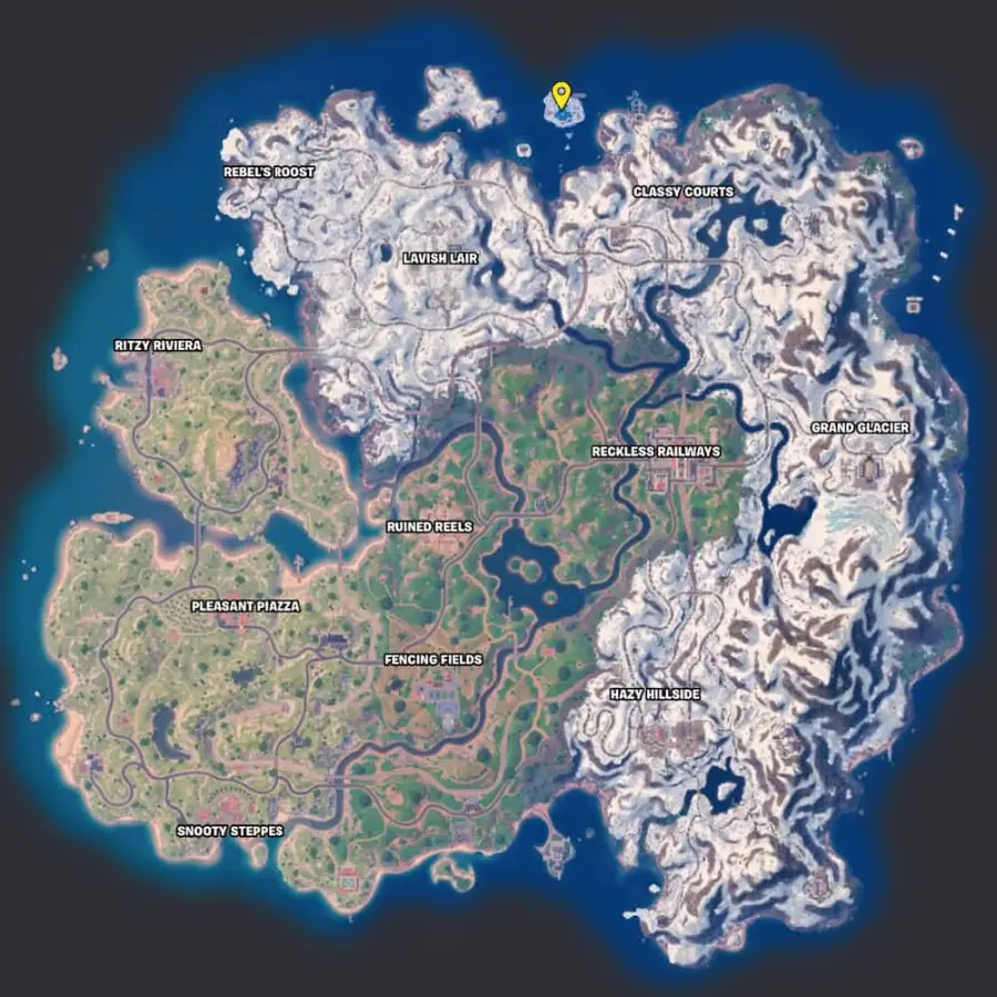 Where is Winterburg in Fortnite? (Map Location) - Pro Game Guides