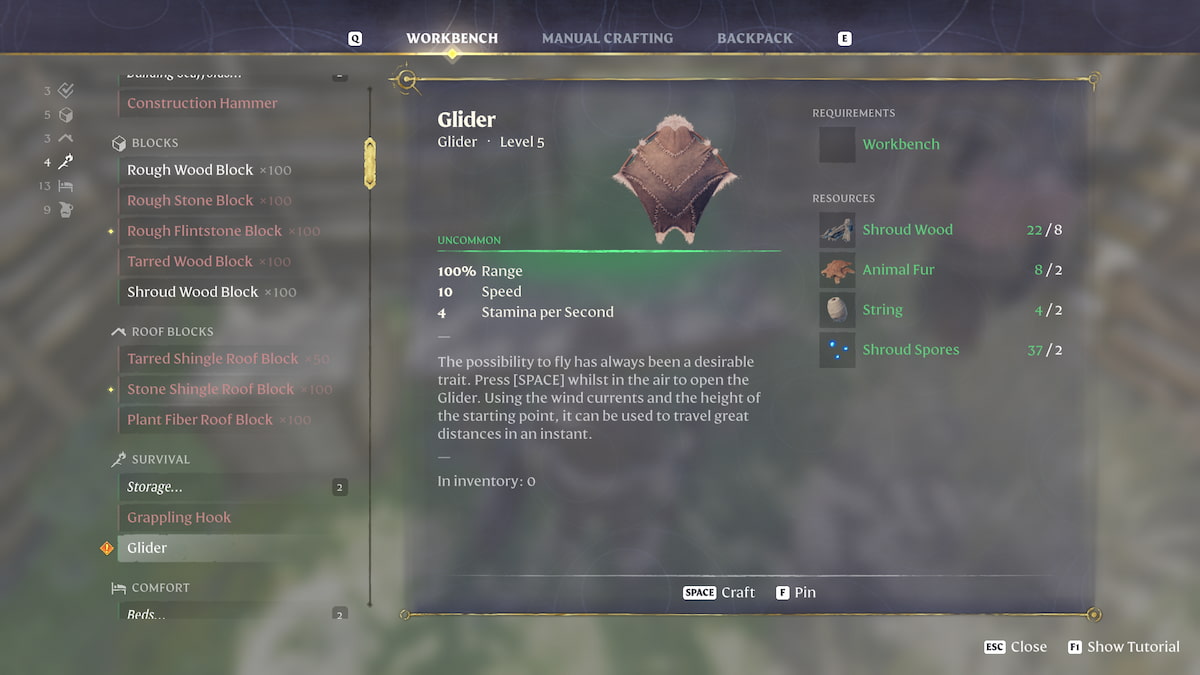 How to unlock all Gliders in Enshrouded Pro Game Guides