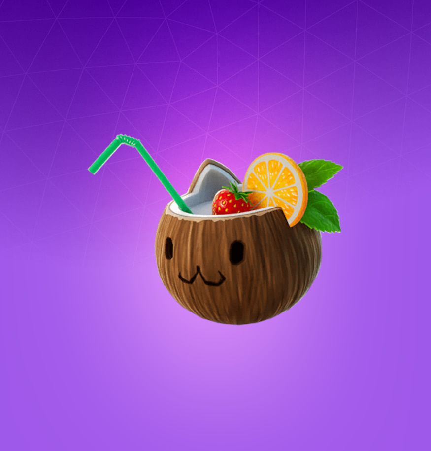 Calico-Conut Back Bling