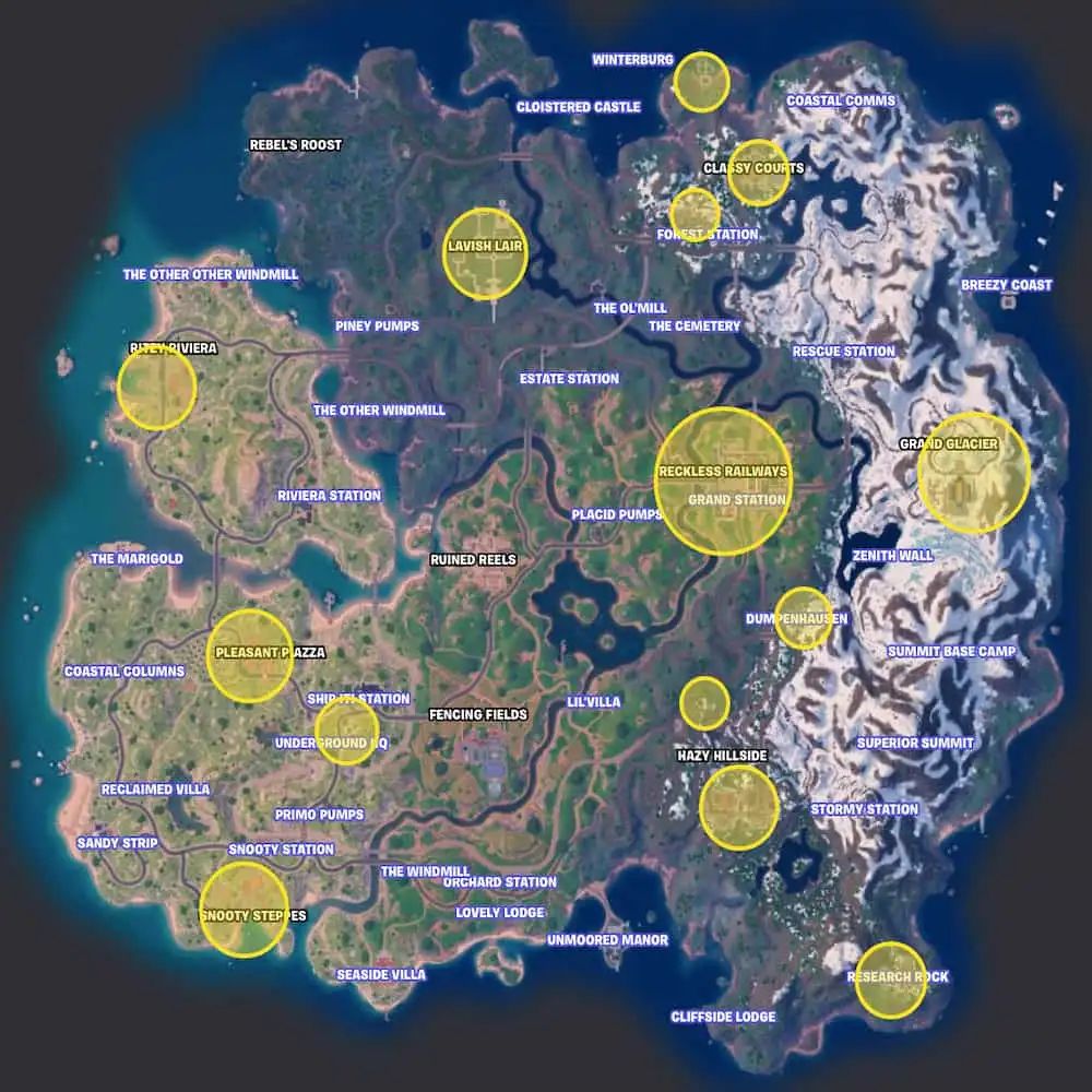 Where To Find Hiding Spots In Fortnite Chapter 5 Pro Game Guides