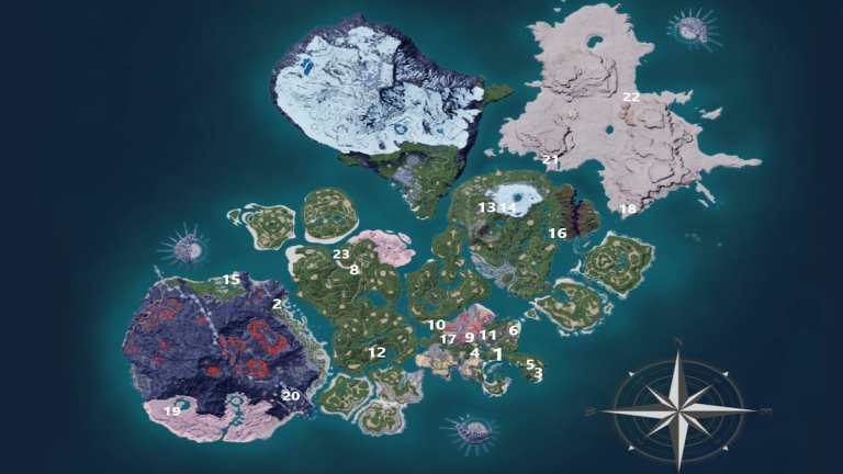 All Castaway Journal locations in Palworld - Map & Coordinates - Pro ...