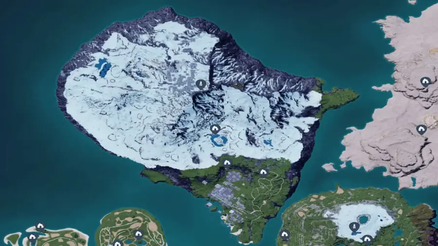 Palworld Full Map - All Regions, Boss Locations & POI | Pro Game Guides