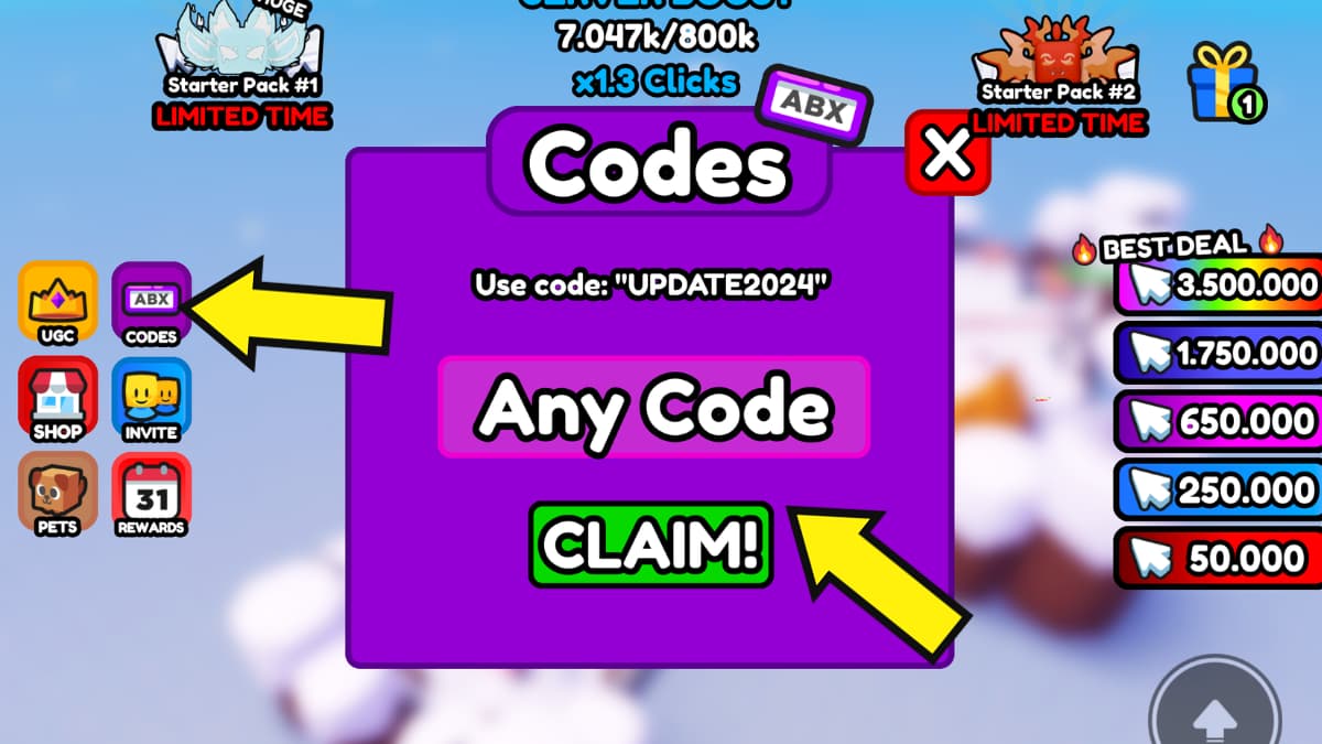 Click for UGC Codes (September 2024) - Pro Game Guides