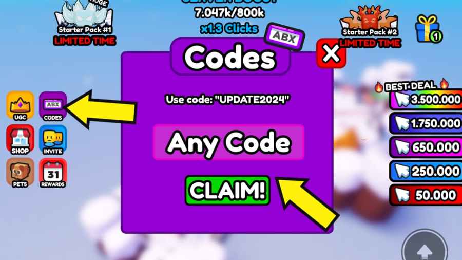 Click for UGC Codes (November 2024) - Pro Game Guides