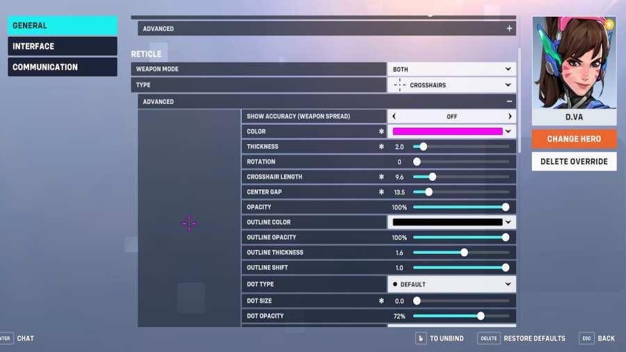 Best Crosshair Settings for all Heroes in Overwatch 2 - Pro Game Guides