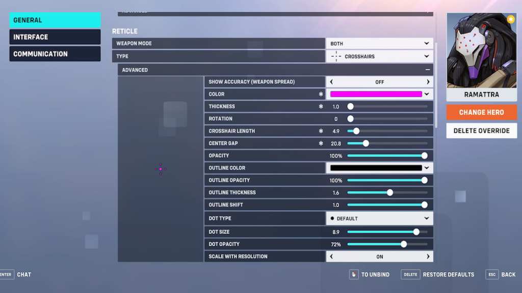 Best Crosshair Settings for all Heroes in Overwatch 2 - Pro Game Guides
