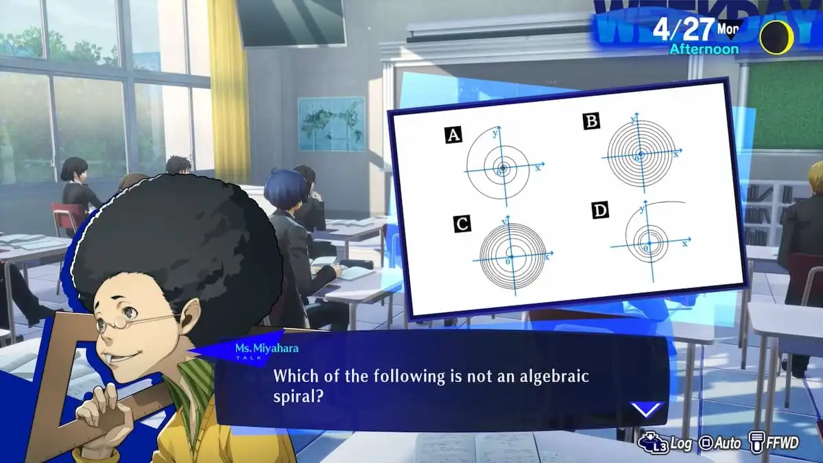 Which spiral is not an algebraic spiral in Persona 3 Reload? | Pro Game ...