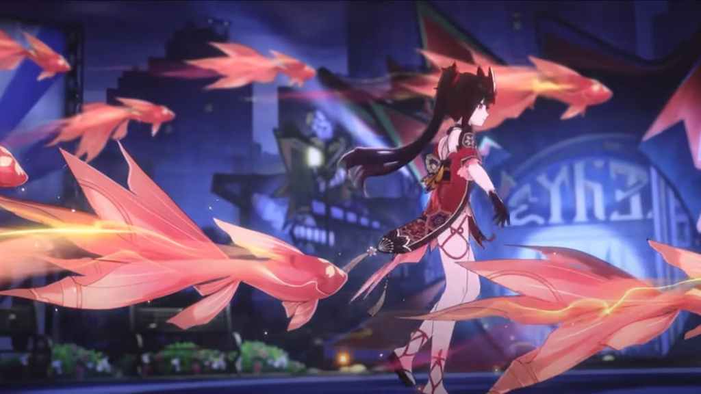 Sparkle using her power in Honkai Star Rail