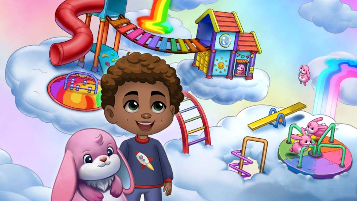 Arlo on the Cloud Playground in Adventure Escape Mysteries - Sweet Dreams