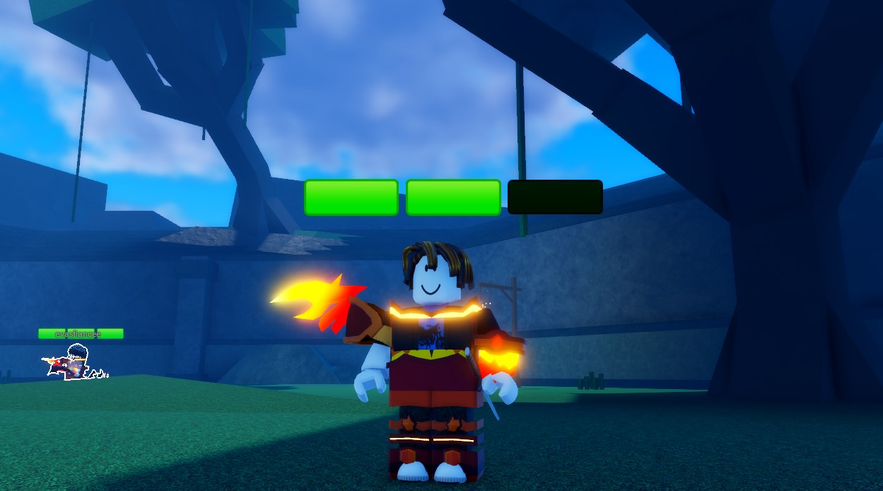 Blade Ball Elemental Update Fire character
