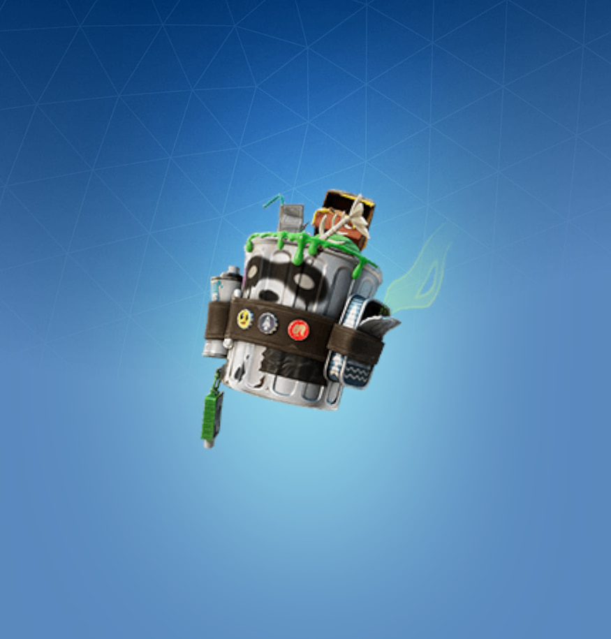 Trashed Can Back Bling