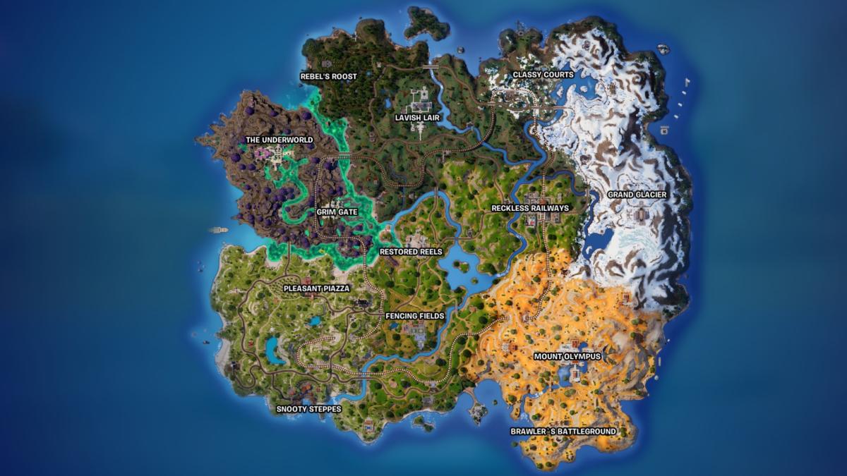 Locations of all new POIs in Fortnite Chapter 5 Season 2 (Map) Pro