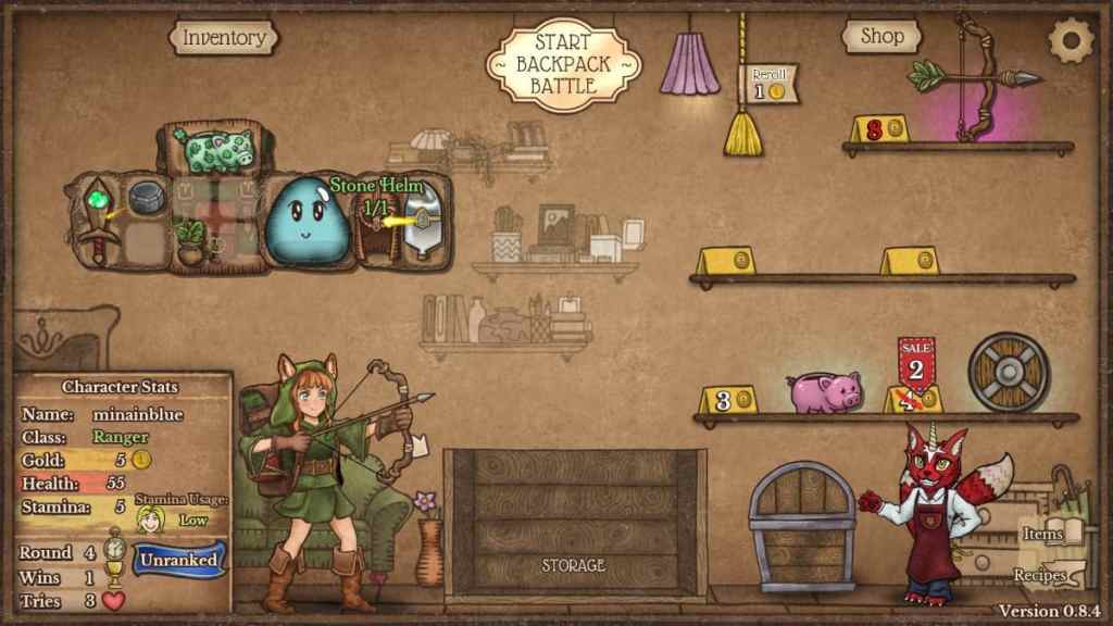 backpack battles recipes