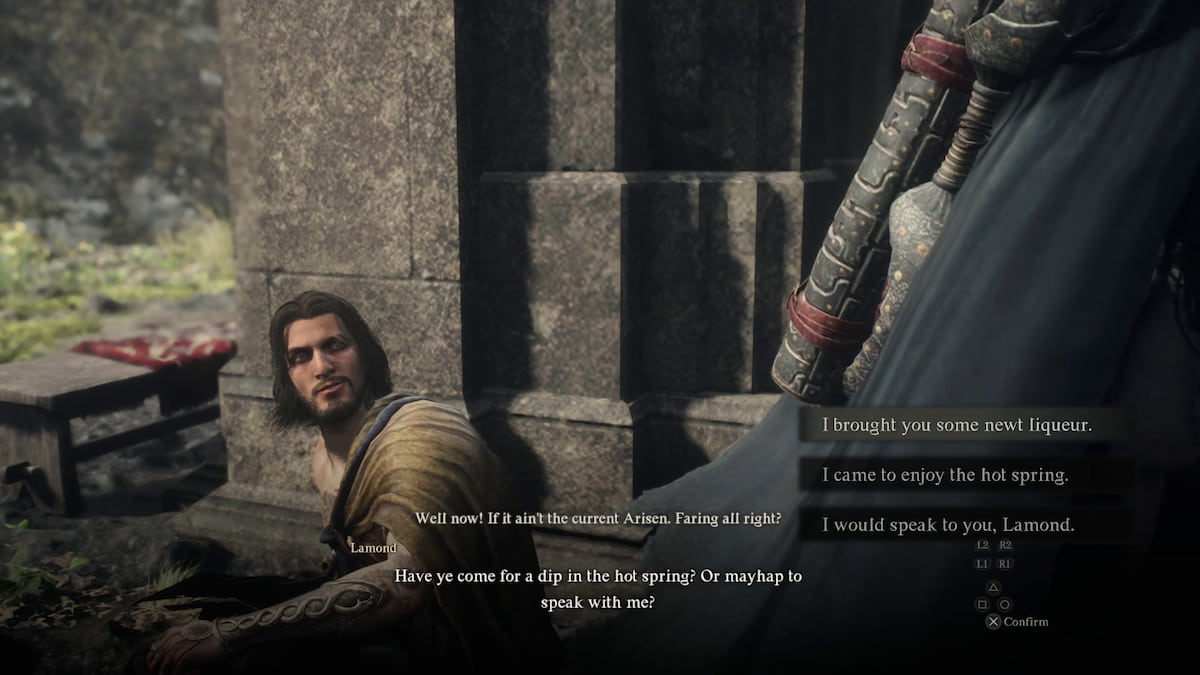 Speaking to Lamond in Dragon's Dogma 2