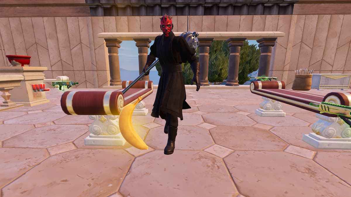 Fortnite Banana of the Gods consumable item showcased in-game