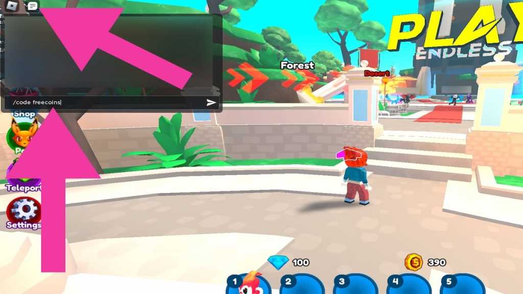 How to redeem codes in Pal Tower Defense