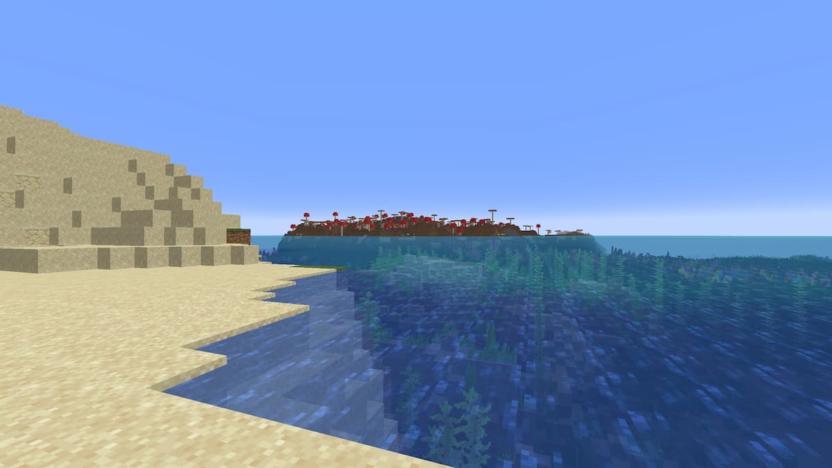 A Mushroom Island and a Coral Reef a short boat ride from the beach.