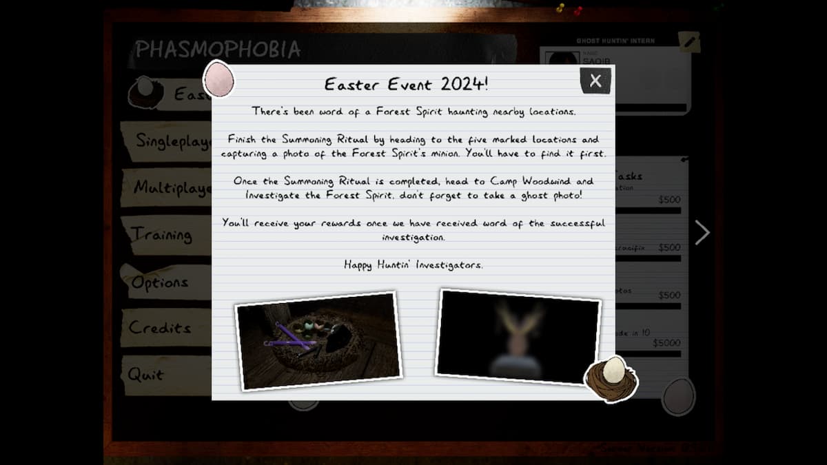Phasmophobia Easter Event 2024 Guide Pro Game Guides