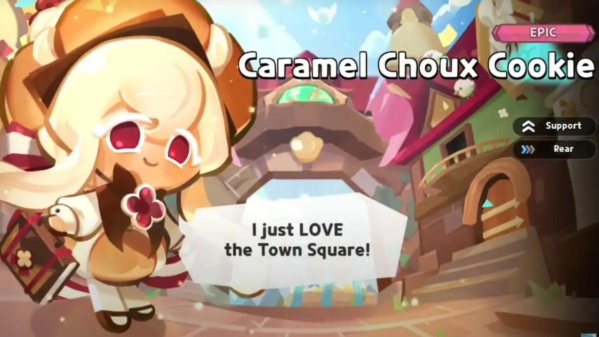Cookie Run: Kingdom Caramel Choux Cookie gacha animation art