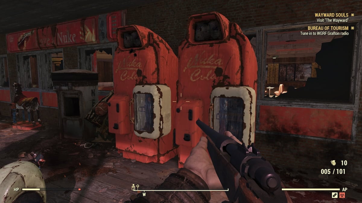 Nuka cola machine vendor from Fallout 76