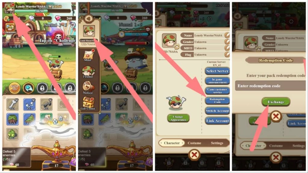 How to redeem codes in Maple Rush