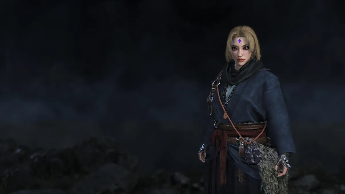 Lady Tsunade from Naruto in Rise of the Ronin's character creator