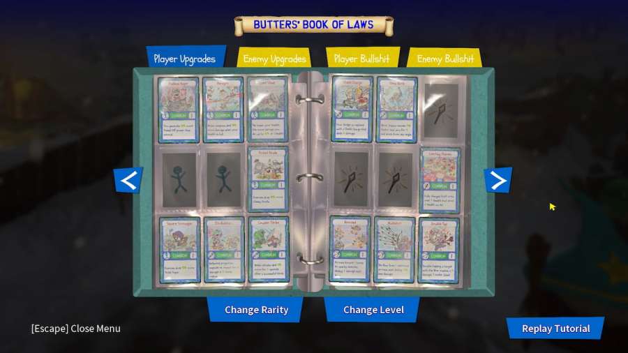 List of all available player upgrades in South Park Snow Day