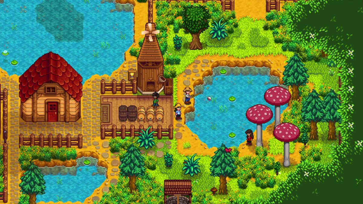 Stardew Valley fishing