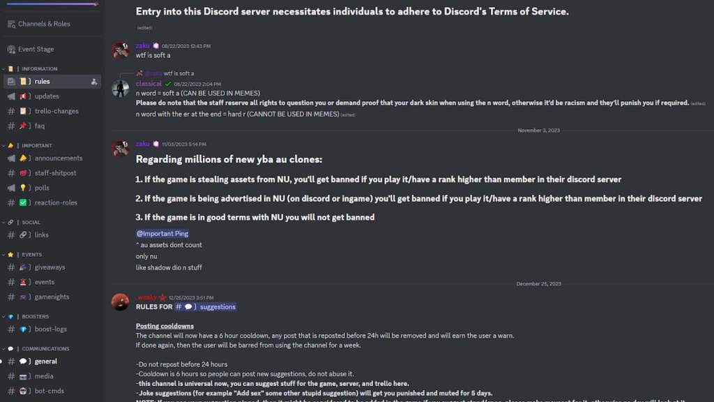 Your Bizarre Adventure Nu Discord