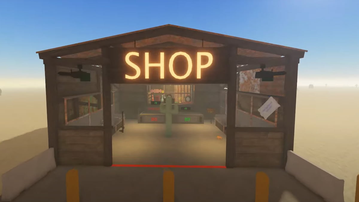 A Shop in A Dusty Trip