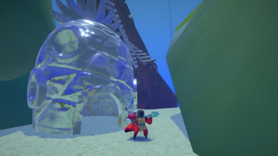 The location of the SpongeBob SquarePants pineapple house in Another Crab’s Treasure.