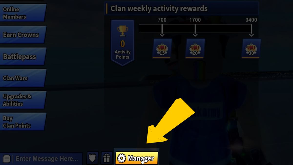 Blade Ball Clan manager