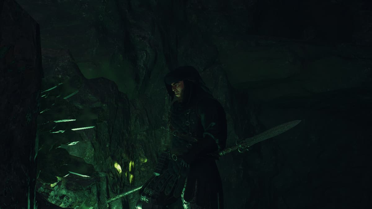 Glimmercoal in a cave in Dragon's Dogma 2
