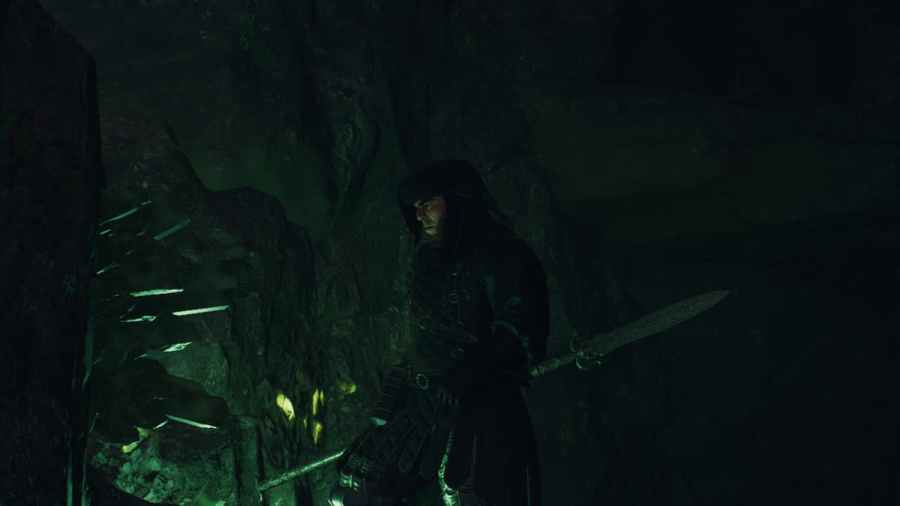 Glimmercoal in a cave in Dragon's Dogma 2