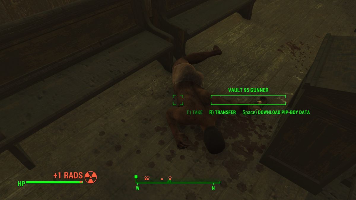 The second body of the Vault 95 Gunner