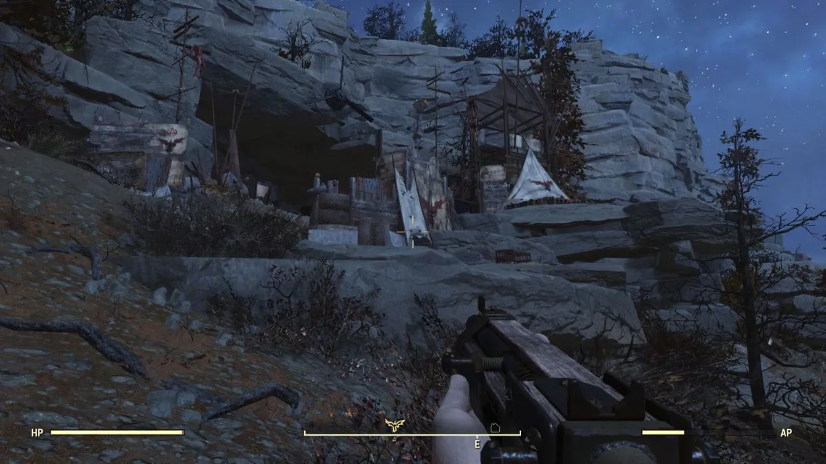 A Blood Eagles Camp in Fallout 76