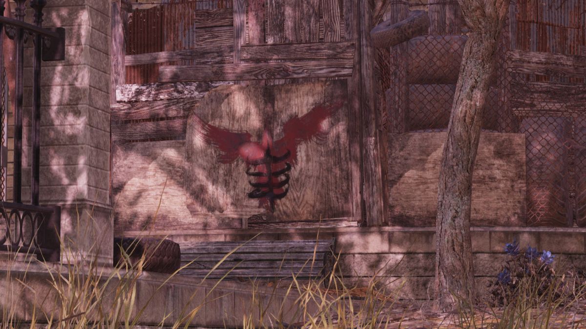 The symbol of the Blood Eagles in Fallout 76