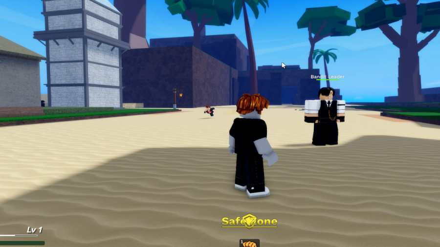 A player facing a Bandit Leader in Demon Piece