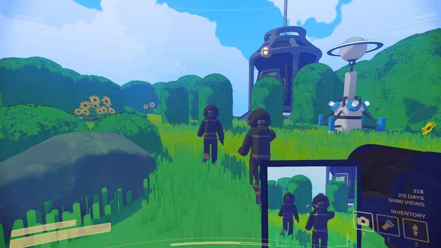 A player recording his friends in Content Warning