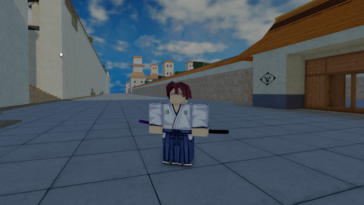 A player standing in Type Soul