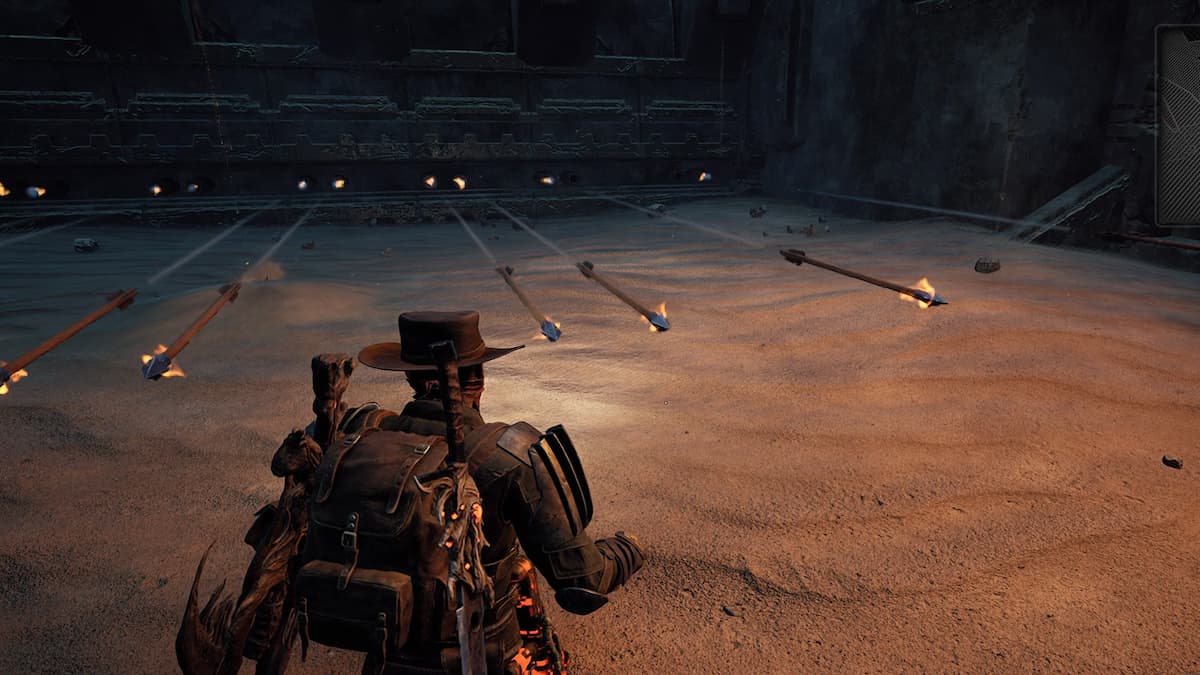 Crossing the sand puzzle in Remnant 2 Forgotten Kingdom