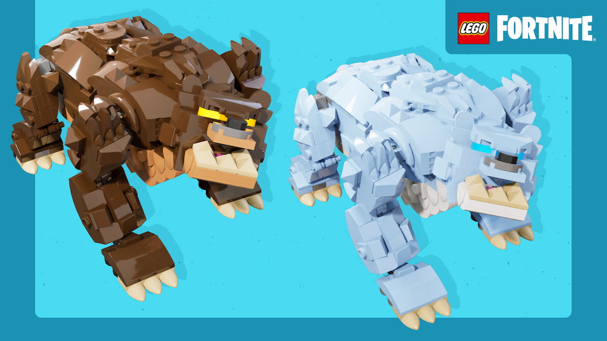 Two variants of Bears in LEGO Fortnite