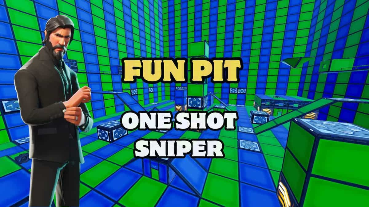 A Sniper arena in Fortnite