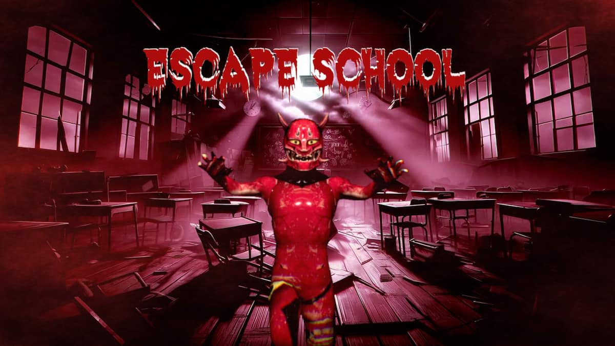 The Scary Monster in Escape The School