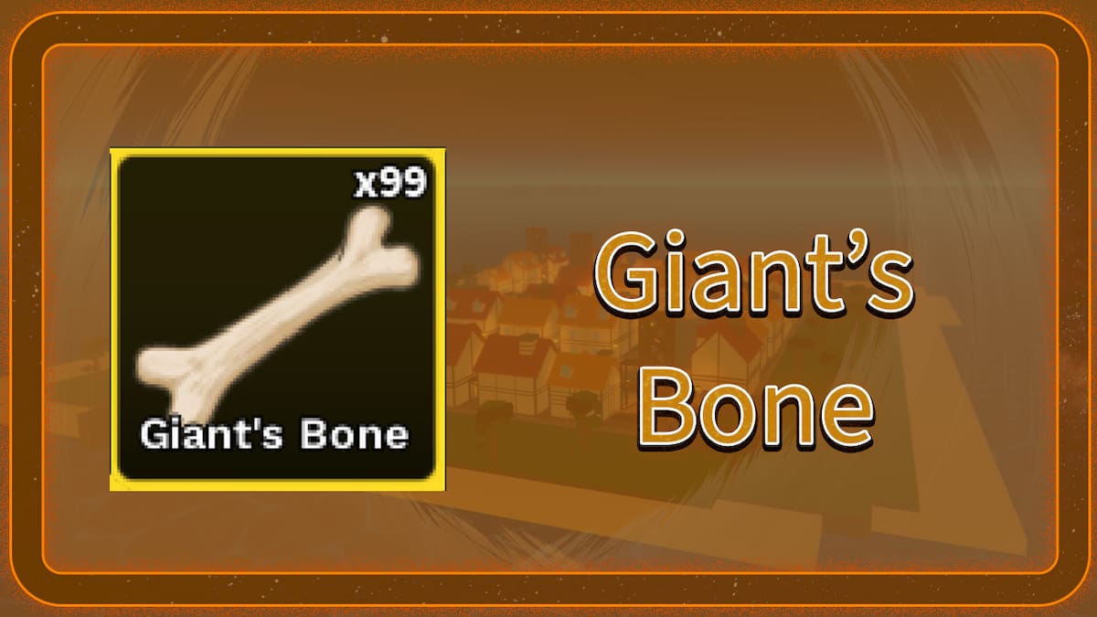 The Giant Bone in Roblox Demon Piece