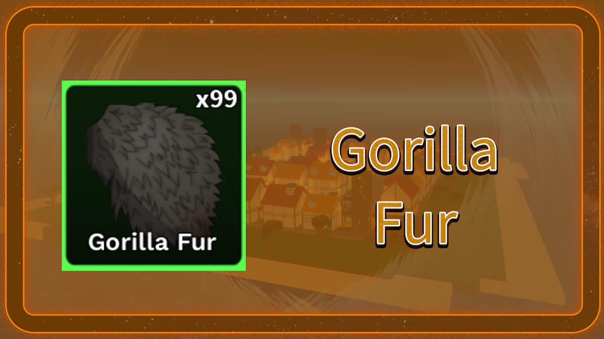 The Gorilla Fur in Roblox Demon Piece