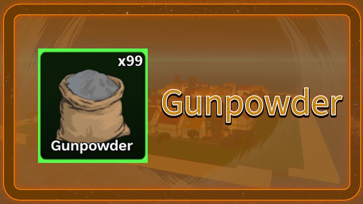 The Gunpowder in Roblox Demon Piece