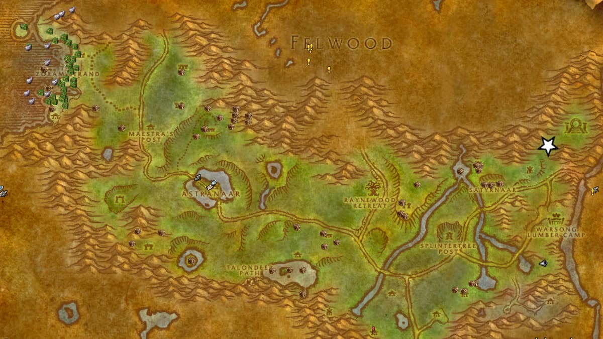 Hannalah Location in World of Warcraft: Season of Dsicovery (WoW SoD).
